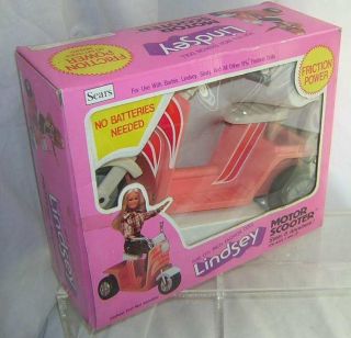 1980s scooter  vespa for lindsey barbie sindy time left