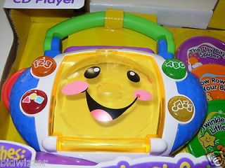 Fisher Price CD Player Laugh & Learn Sing Songs Nursery Rhymes Lights 
