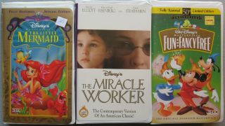   VHS Movies Disney Barney Einstein Wiggles Little People Land B4 Time