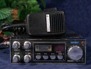 used uniden president ax 711 cb radio w cobra mike