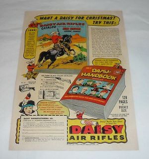 1948 Daisy RED RYDER For Christmas air rifle bb gun ad page