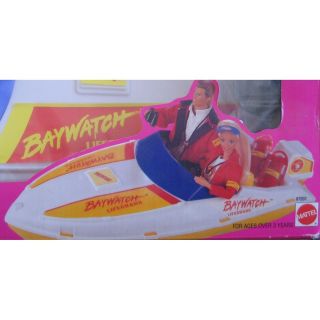 Barbie Baywatch Rescue Boat + Barbie Ken African American Barbie 3 