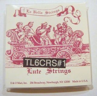la bella tl 6crs 1 tenor lute 6 course strings