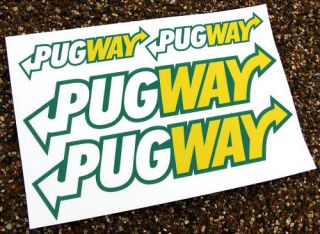 pugway 4 stickers peugeot gti 106 306 206 207 rallye