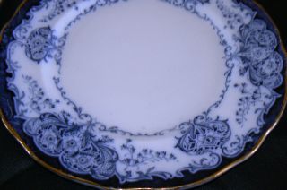   plate  9 61  two antique minton flo blue ochre