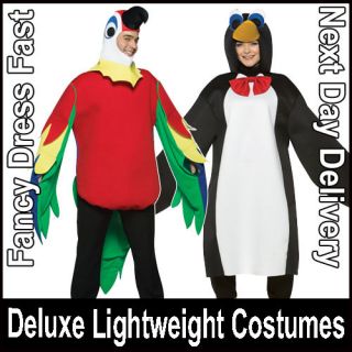 Adult Parrot Penguin Fancy Dress Costume Ladies Men New Womens Stag 