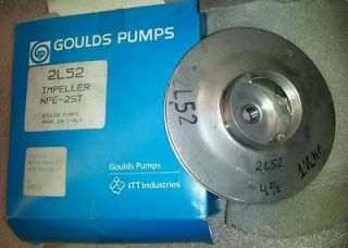 Gould Pumps Impeller 4 5/8, 2L52 NPE 2ST ***STAINLESS**​*