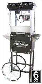 6oz POPCORN MAKER POPPER MACHINE WITH CART   BRAND NEW! **Pick Your 