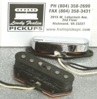 Lindy Fralin Stock Premium Pickups Set For Fender Telecaster Tele NEW