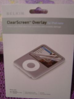 Belkin ClearScreen Overlay iPod nano 3rd generation(video) 4GB 8GB