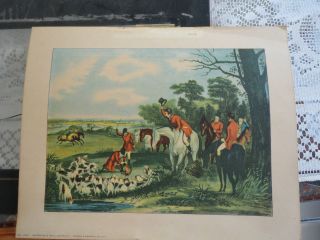 Bachelors Hall Morris Bendien 3 Prints Framed Vintage Fox Hunting 