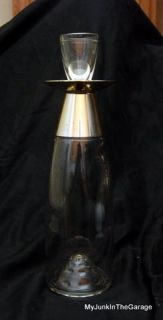 old fitzgerald candlelight whiskey liquor decanter one day shipping 