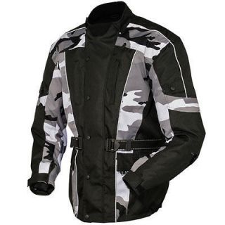  Mens Armoured Textile Camo Waterproof Motorbike Motorcycle Jacket XXL