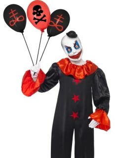 Schitzo Living Dead Doll Scary Clown Halloween Costume Small