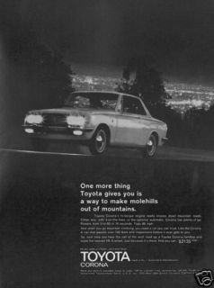 1969 toyota corona classic original vintage ad time left $