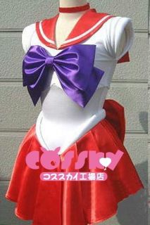 sailor moon sailor mars hino reo cosplay costume red colour