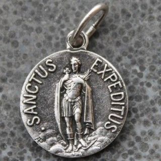 french signed medal saint expeditus martyr from belgium time left