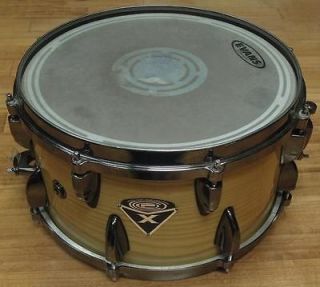 orange county maple snare drum 7x13 natural ash finish time