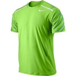 New Nike Mens RAFA NADAL OZ OPEN 2012 Tennis Shirt Green 446917 320