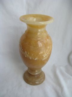 egyptian alabaster stone hand carved large vase 8 75 time
