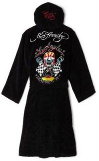 ed hardy l a love dies hard cotton lounge robe nwt s m expedited 
