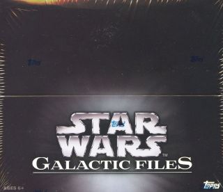 2012 star wars galactic files factory sealed retail box time