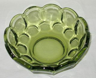 olive green thumbprint design dessert bowl  6 95  