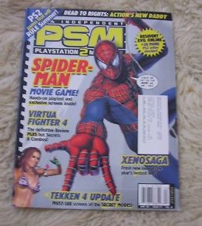 PSM Play Station 2 Magazine April 2002 Issue 57 Vol 6 Spiderman