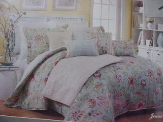 raymond waites jeane b lue pink queen comforter 5pc set