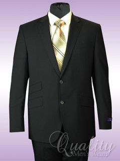 Ted Baker Endurance Suit 42R 35 Jim Slim Fit 2 Button Black Wool 