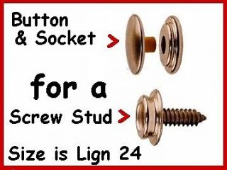 40 Buttons & Sockets & 5/8 Screw Studs for canvas SNAP with TOOLS