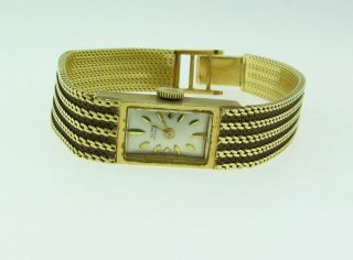 lucien piccard vintage gold ladies wristwatch time left $ 1869