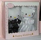 Hello Kitty Bride Groom Wedding Bridal Doll Plush 8 4