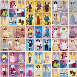 mccall s american girl 18 doll clothes sewing pattern more