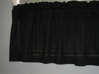 solid black valance in Curtains, Drapes & Valances