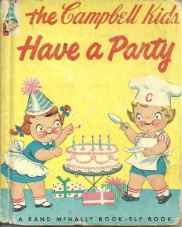 The Campbell Kids Have a Party, Rand McNally Elk Book 294:25