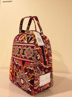 VERA BRADLEY LETS DO LUNCH INSULATED TOTE SAFARI SUNSET NWT