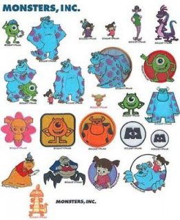 BROTHER DISNEY MONSTERS, INC. EMBROIDERY MEMORY CARD SA310D