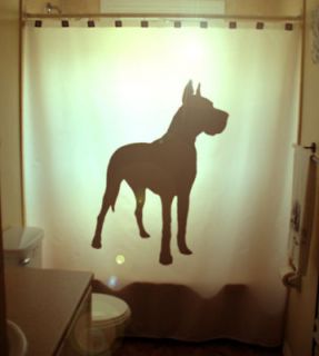 shower curtain dog great dane german mastiff hound mutt from