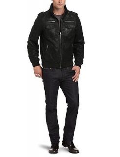 NWT NEW Levis High Grade Black Leather Suede LVC Vtg Military Jacket 
