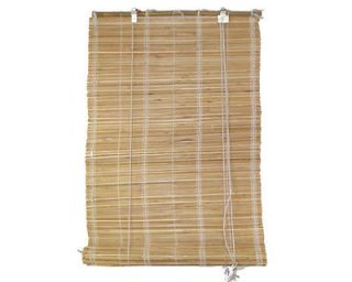 24 x 72 Bamboo Wide Flat Stick Slat Window Roll Up Blind 