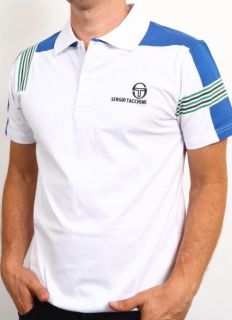 Sergio Tacchini The Firm Matts Wilander Polo Shirt White S,M,L,XL,2XL