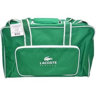 LACOSTE PARGFUMS MENS WEEKENDER DUFFLE EVENING GYM TRAVEL BAG  SOLD 