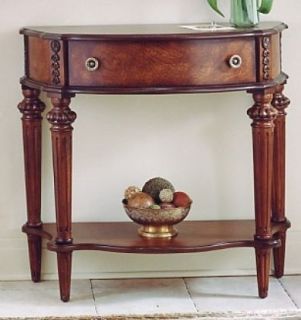 BRITISH COLONIAL STYLE FURNITURE ENTRY HALL ACCENT SOFA CONSOLE FOYER 