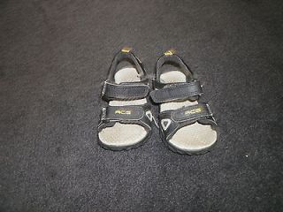 nike acg sz 3 5 black unisex toddler sandals velcro strap