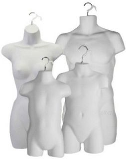 Newly listed A set of male, female, child & toddler mannequins