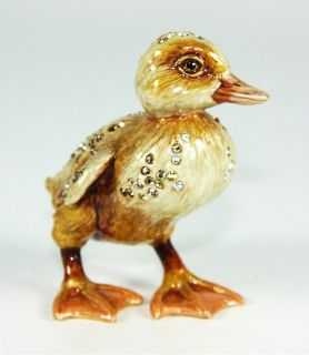 jay strongwater meadow hans duckling figuine swarovski new time left