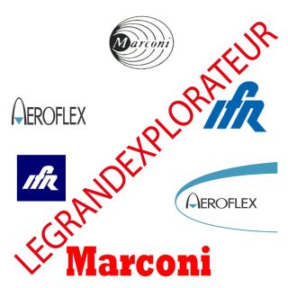 Marconi IFR Aeroflex Ham Radio Operation Repair Service Manuals 