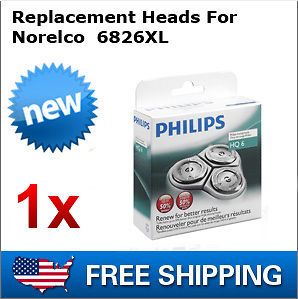 replacement heads for norelco 6826xl shaver 1 pack  34 95 