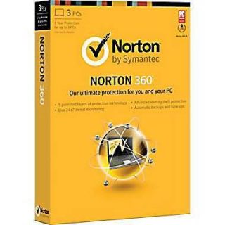 newly listed norton 360 2013 for windows 1 3 user